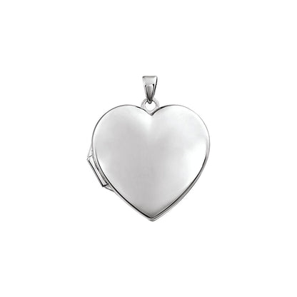 Engravable Heart Locket, 28.4 x 23.6 mm
