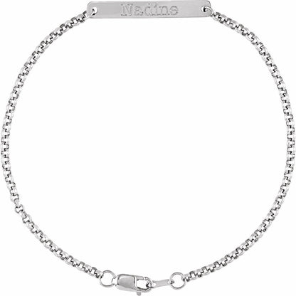 Engravable Link 7" Bracelet