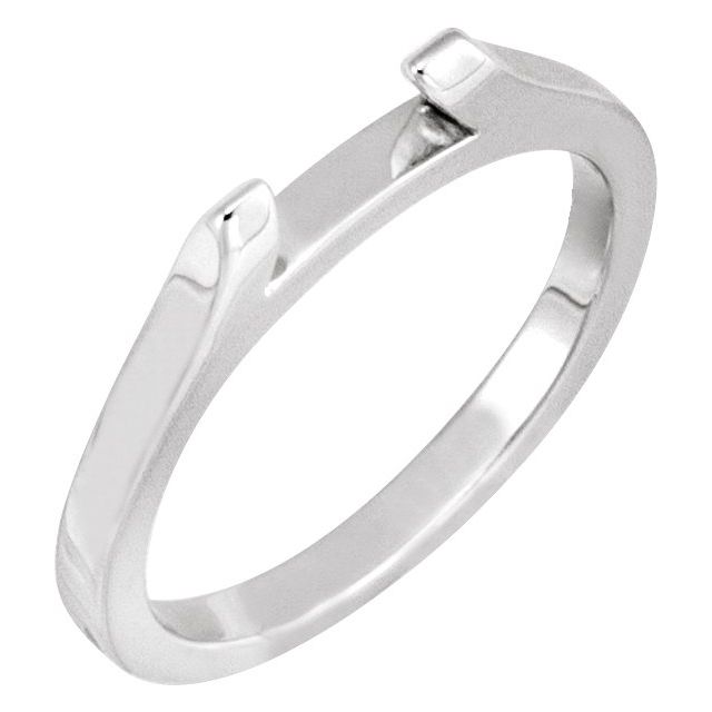 14K X1 White Gold Band #1