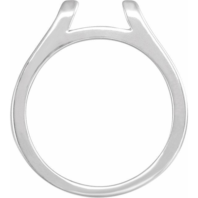 14K X1 White Gold Band #1