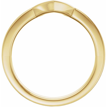 Band for 12x6 mm Marquise Ring, 7.85 mm