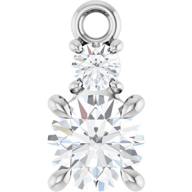 1/2 CTW Natural Diamond Dangle