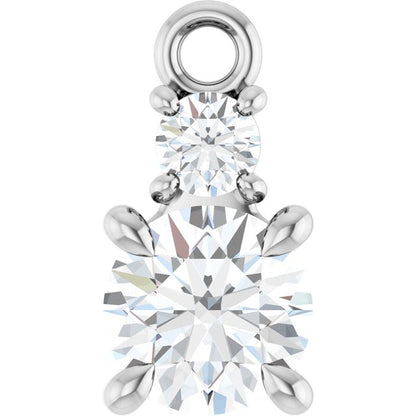 1/2 CTW Natural Diamond Dangle