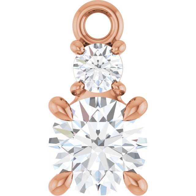 1/2 CTW Natural Diamond Dangle