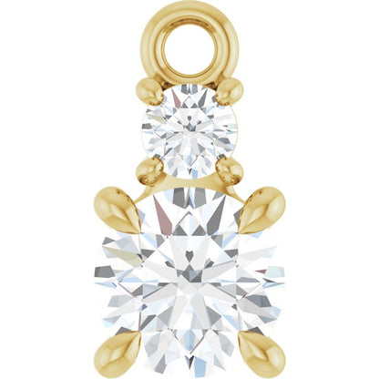 1/2 CTW Natural Diamond Dangle