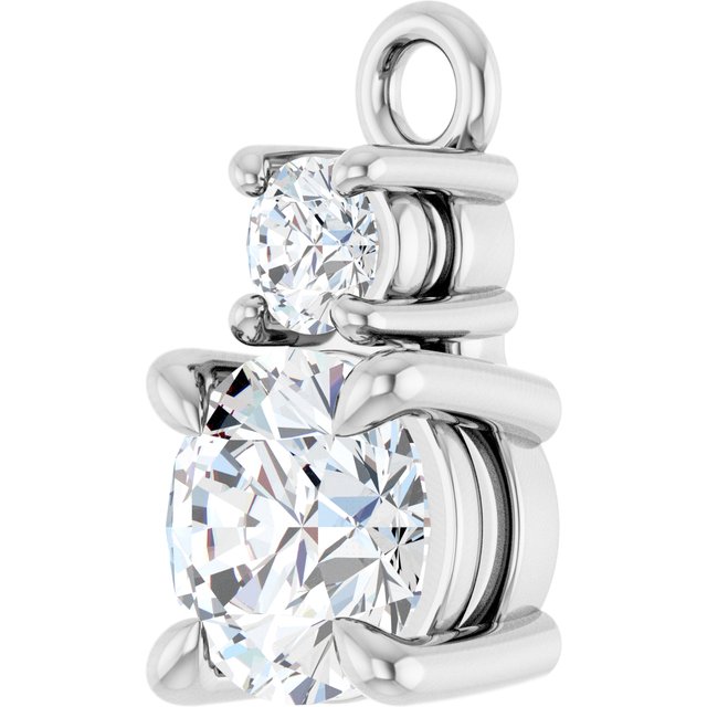 1/2 CTW Natural Diamond Dangle