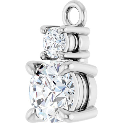 1/2 CTW Natural Diamond Dangle