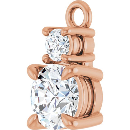 1/2 CTW Natural Diamond Dangle
