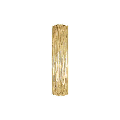 Tree Bark-Inspired Comfort-Fit Flat Band, 4 mm