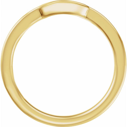 Band for 10x8 mm Oval Ring
