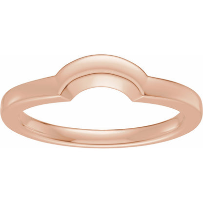 Band for 9x7 mm Oval Ring