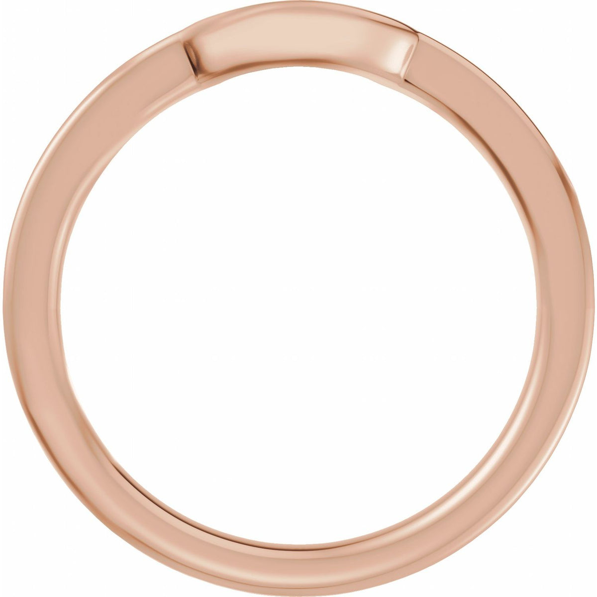 Band for 9x7 mm Oval Ring