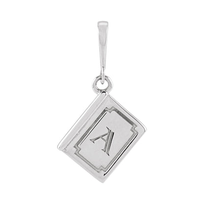 Engravable Book Pendant