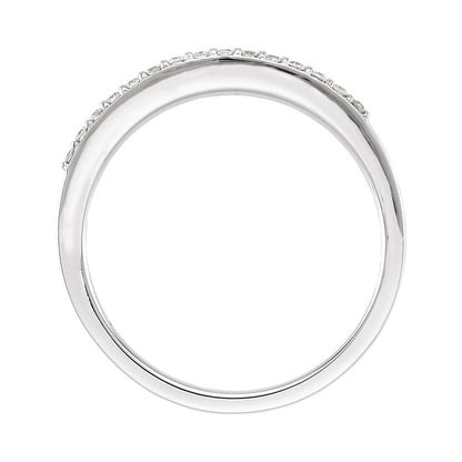 14K White Gold 1/8 CTW Natural Diamond Anniversary Band