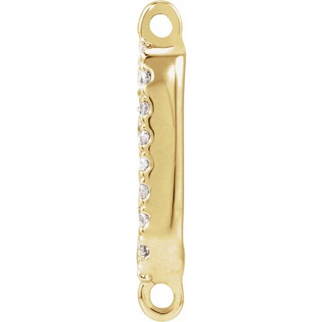 .06 CTW Natural Diamond Link, 5.69 mm x 11.76 mm