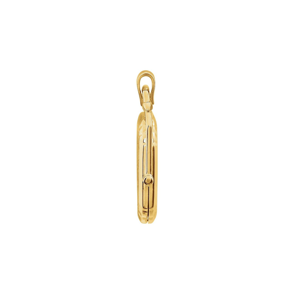 14K Yellow Gold Swivel Locket