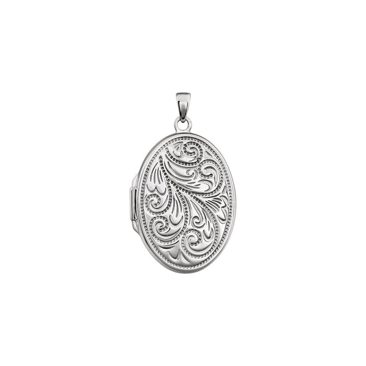 Sterling Silver Oval Locket