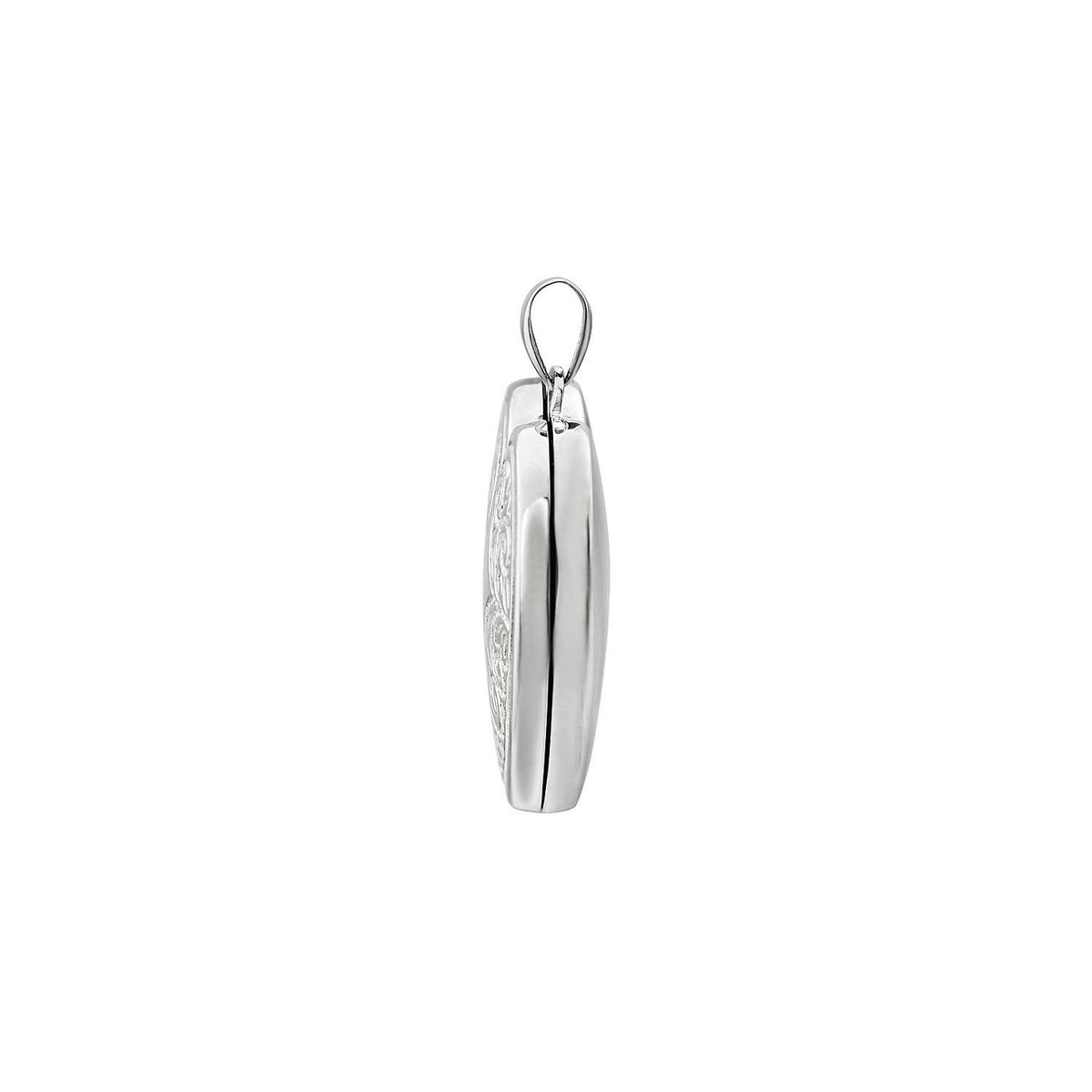 Engravable Heart Locket, 26.3 x 21.9 mm