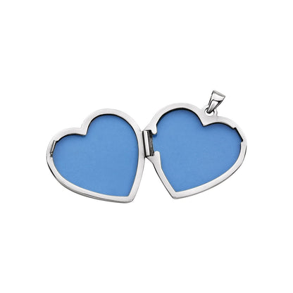 Engravable Heart Locket, 26.3 x 21.9 mm