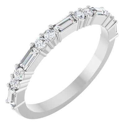 3/8 CTW Natural Diamond Anniversary Band, 1.7 mm