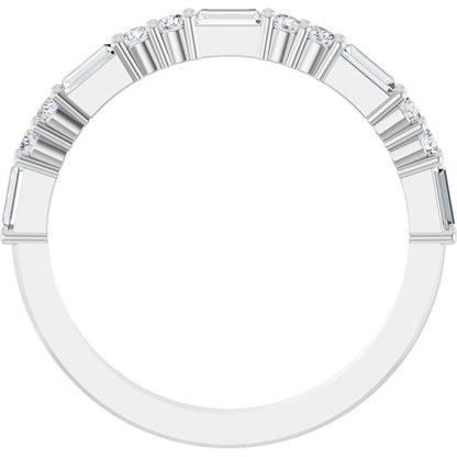 3/8 CTW Natural Diamond Anniversary Band, 1.7 mm