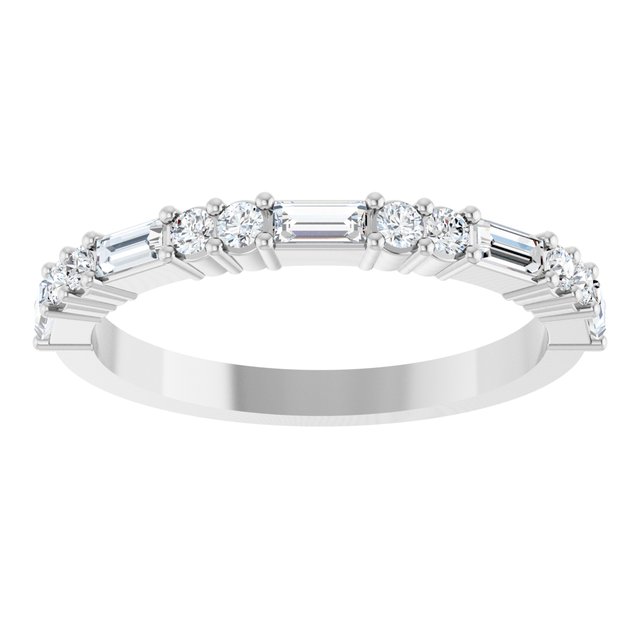 3/8 CTW Natural Diamond Anniversary Band, 1.7 mm
