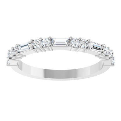 3/8 CTW Natural Diamond Anniversary Band, 1.7 mm