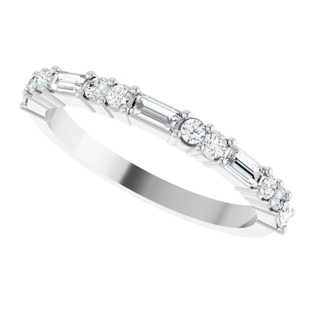3/8 CTW Natural Diamond Anniversary Band, 1.7 mm