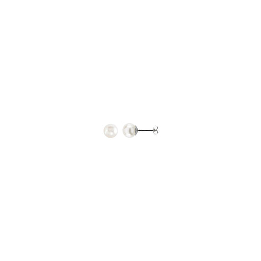 Cultured White Freshwater Pearl Earrings (1614)