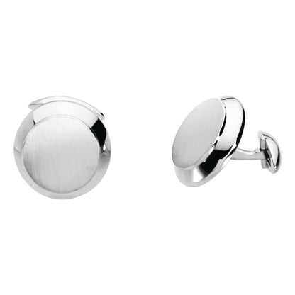 Engravable Round Cuff Links