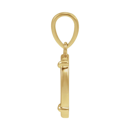 Engravable Round Pendant