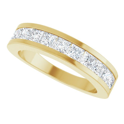 1 CTW Natural Diamond Channel-Set Anniversary Band