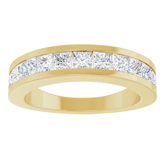 1 CTW Natural Diamond Channel-Set Anniversary Band