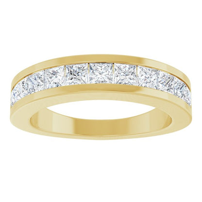 1 CTW Natural Diamond Channel-Set Anniversary Band