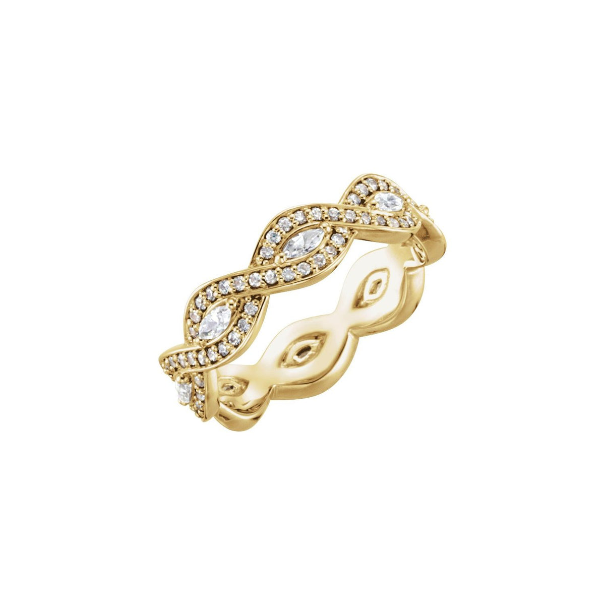 9/10 CTW Natural Diamond Eternity Band, 5.4 mm