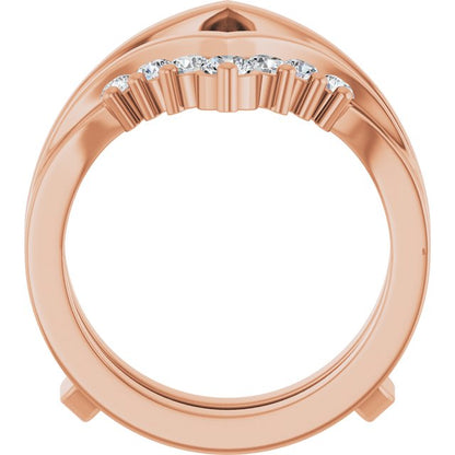 3/4 CT Natural Diamond Ring Guard