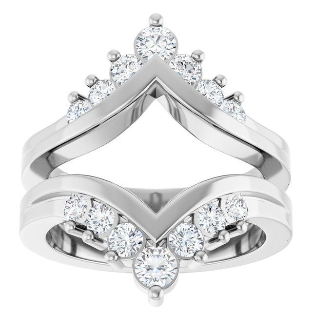 3/4 CT Natural Diamond Ring Guard