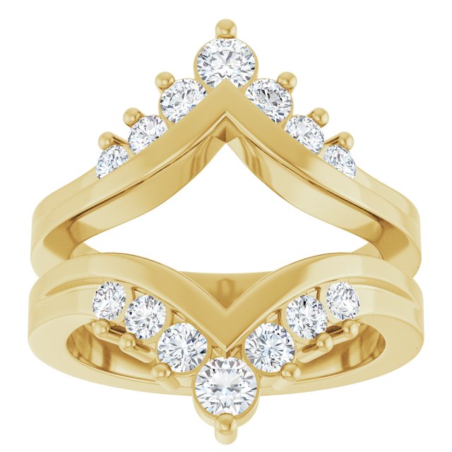 3/4 CT Natural Diamond Ring Guard