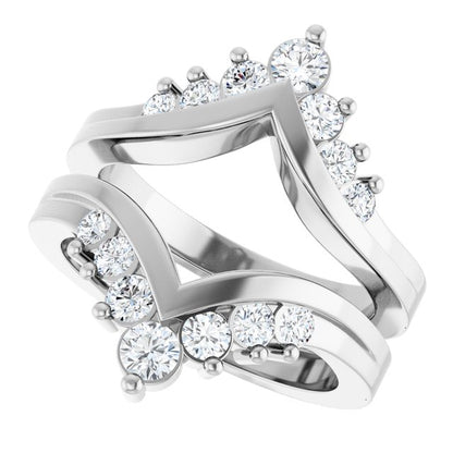 3/4 CT Natural Diamond Ring Guard