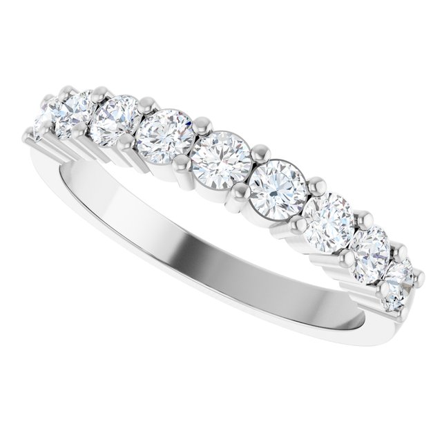 3/4 CTW Natural Diamond Anniversary Band, 2.9 mm