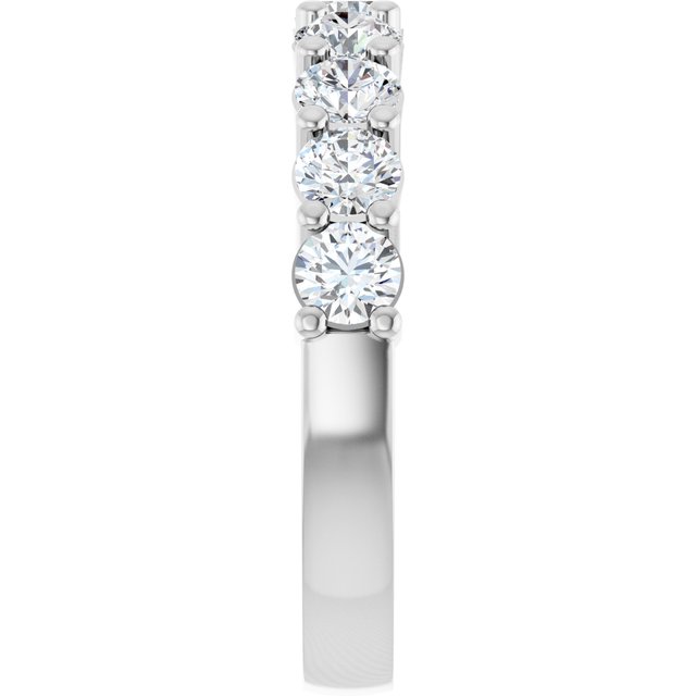 1 1/3 CTW Natural Diamond Anniversary Band, 3.3 mm