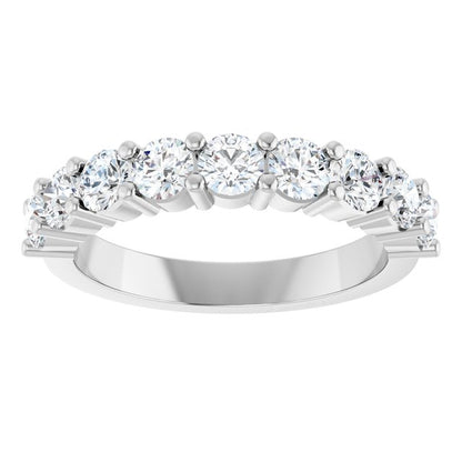1 1/3 CTW Natural Diamond Anniversary Band, 3.3 mm