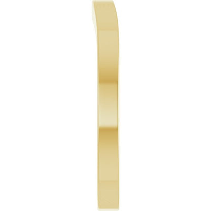 Matching Band for Round Ring, 2.2 mm, Bezel-Set Accented Engagement