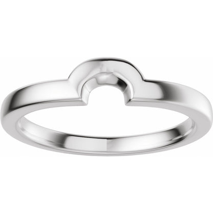 Band for 7x5 mm Elongated Cushion Ring