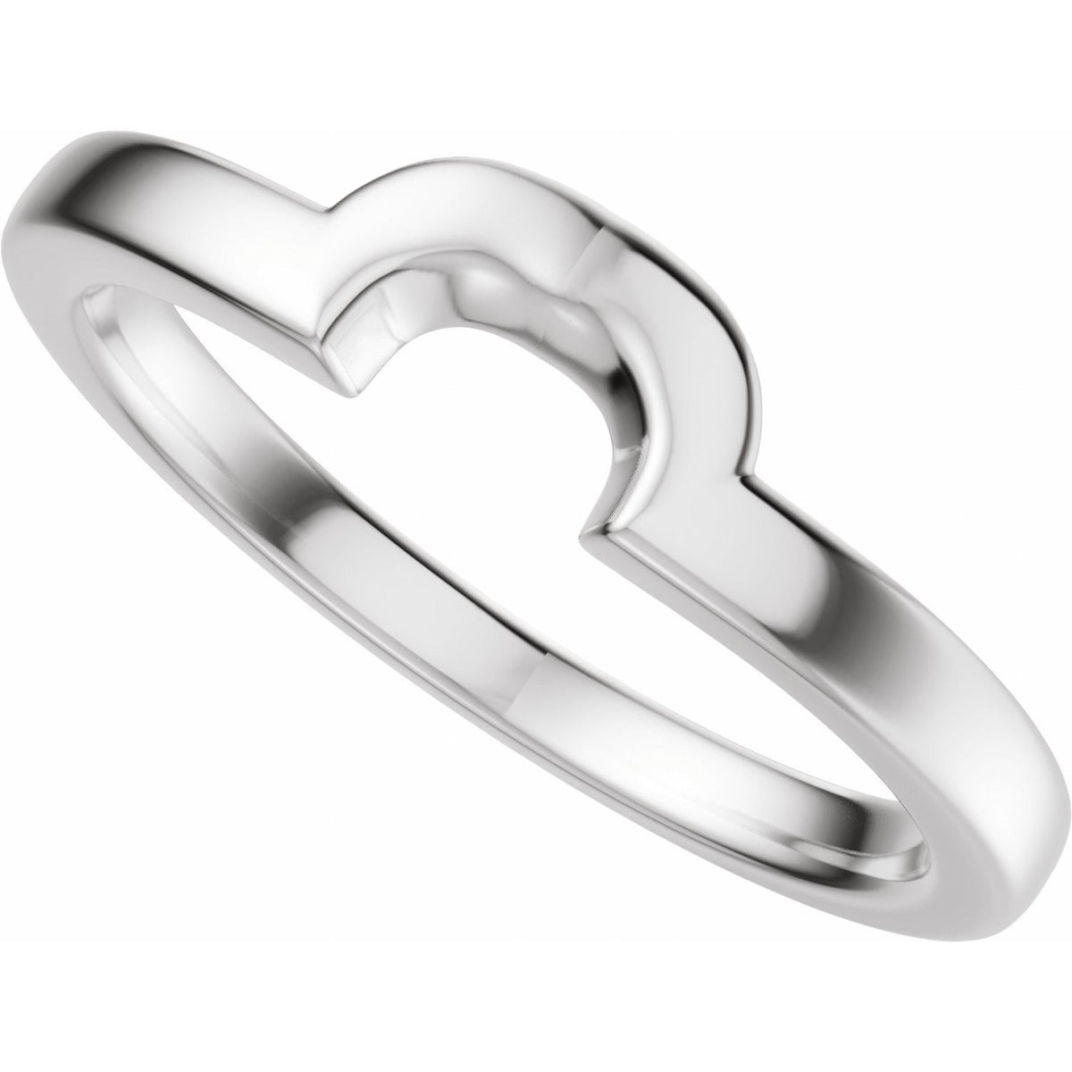 Band for 8x6 mm Elongated Cushion Ring
