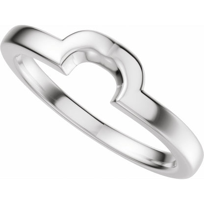 Band for 8x6 mm Elongated Cushion Ring