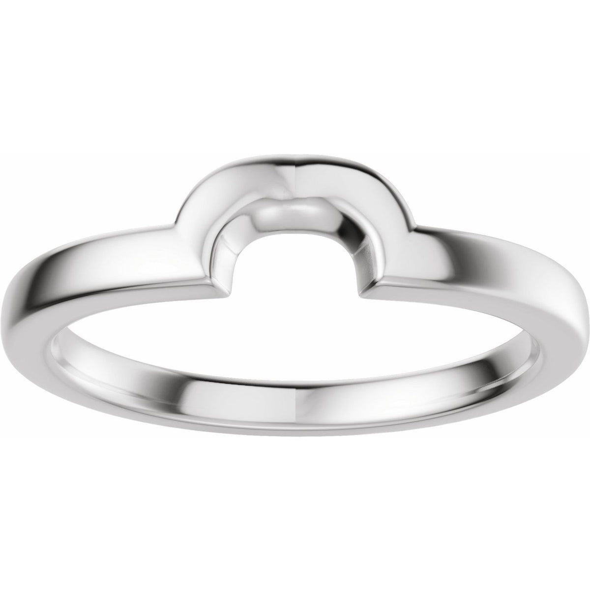 Band for 8x6 mm Elongated Cushion Ring