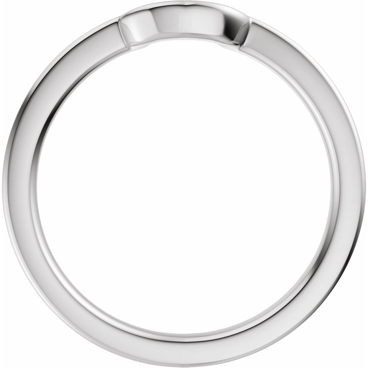 Band for 8x6 mm Elongated Cushion Ring