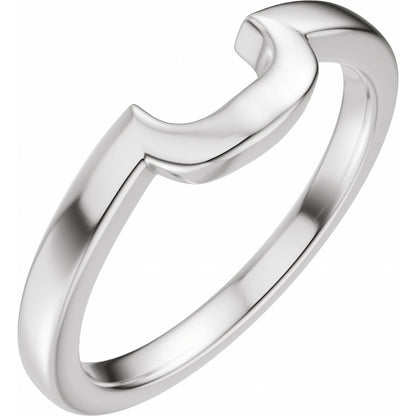 Band for 9x7 mm Elongated Cushion Ring