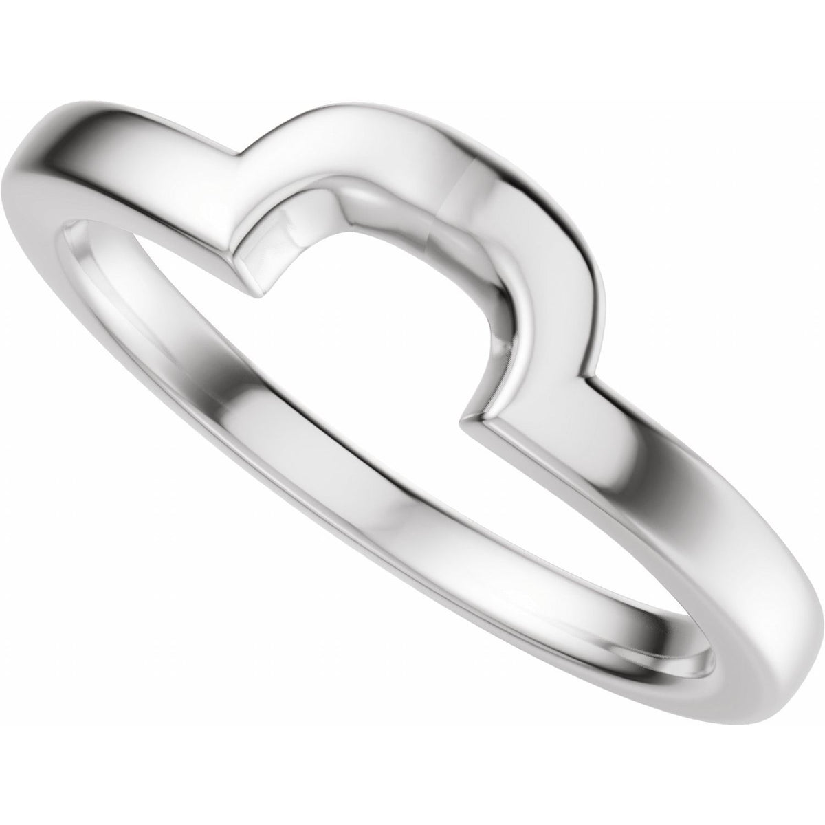 Band for 9x7 mm Elongated Cushion Ring
